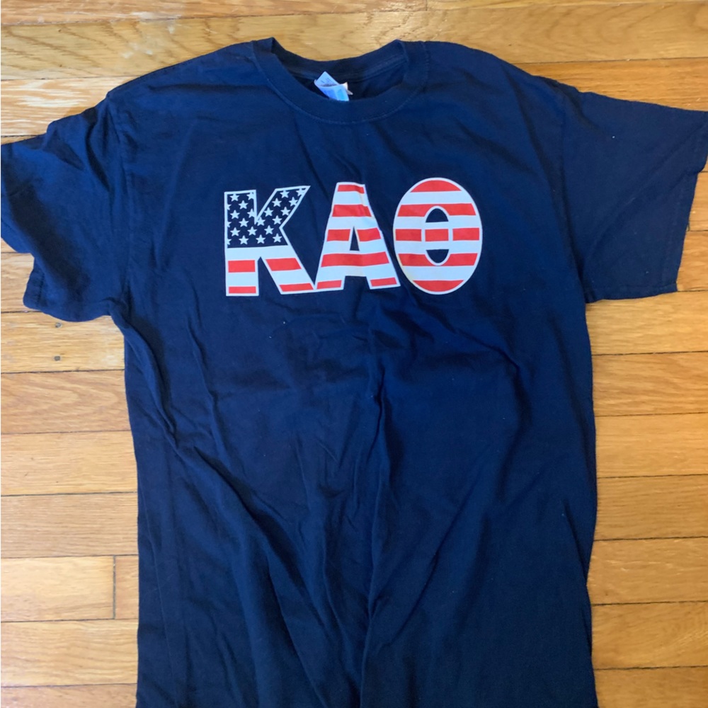 American flag themed theta shirt